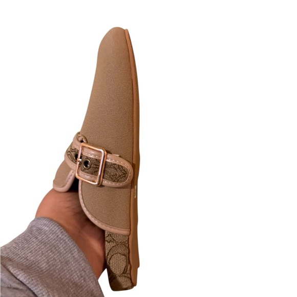 Buckle Clogs in Oat Color - Picture 6 of 7